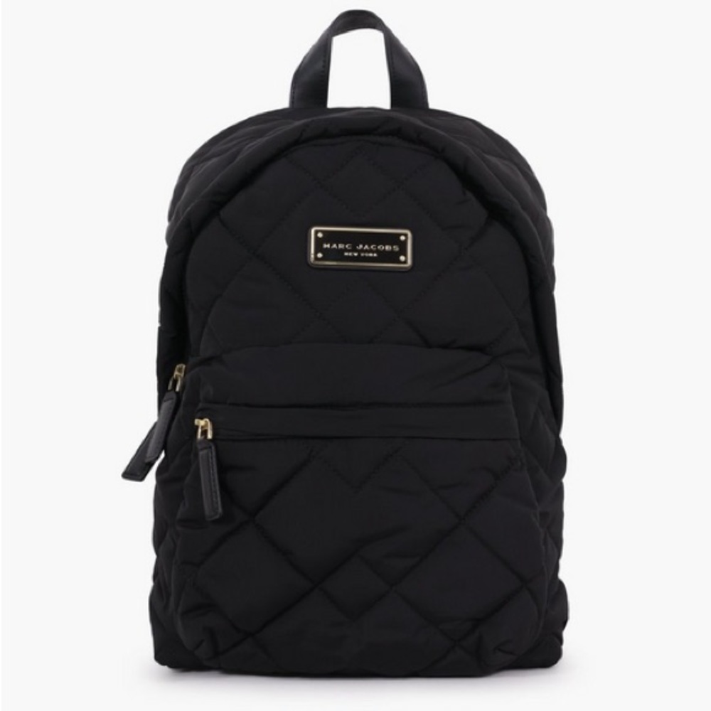 Marc Jacobs Quilted Nylon Backpack | Black